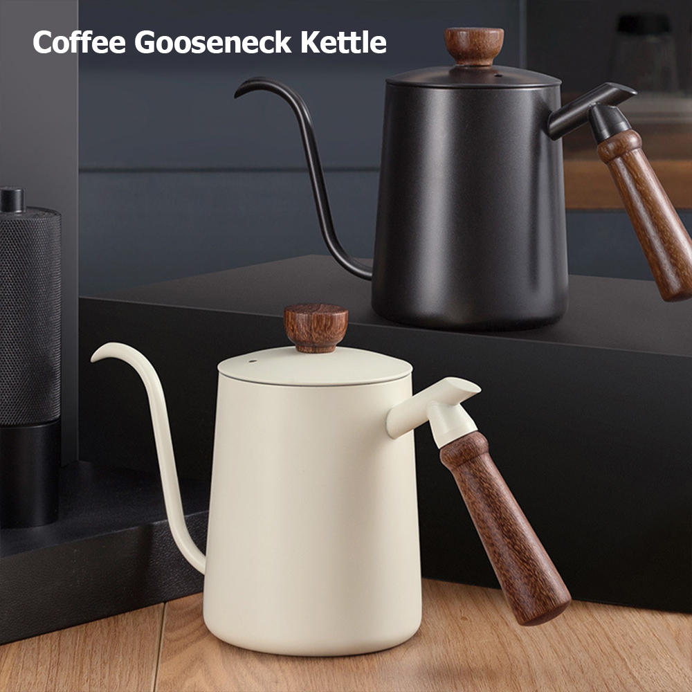 Pour Over Kettle - Paslanmaz Çelik Kahve Deve Boynu Su