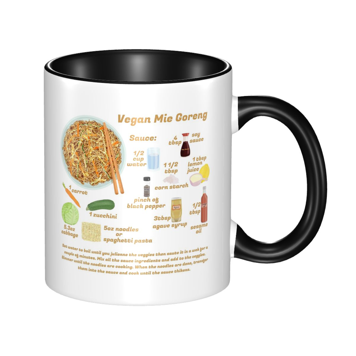 Coffee Milk Tea Recipe - Mie Goreng Indomie Endonezya Tarifi Vegan