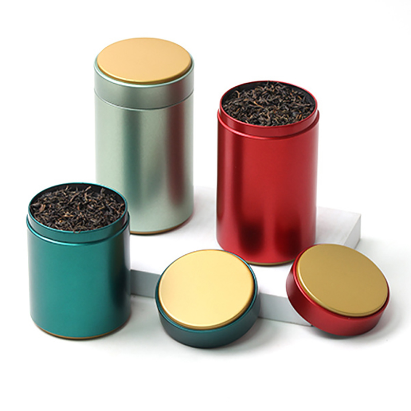 Tea Coffee Sugar Container - Taşınabilir çay kutusu düz renk çay