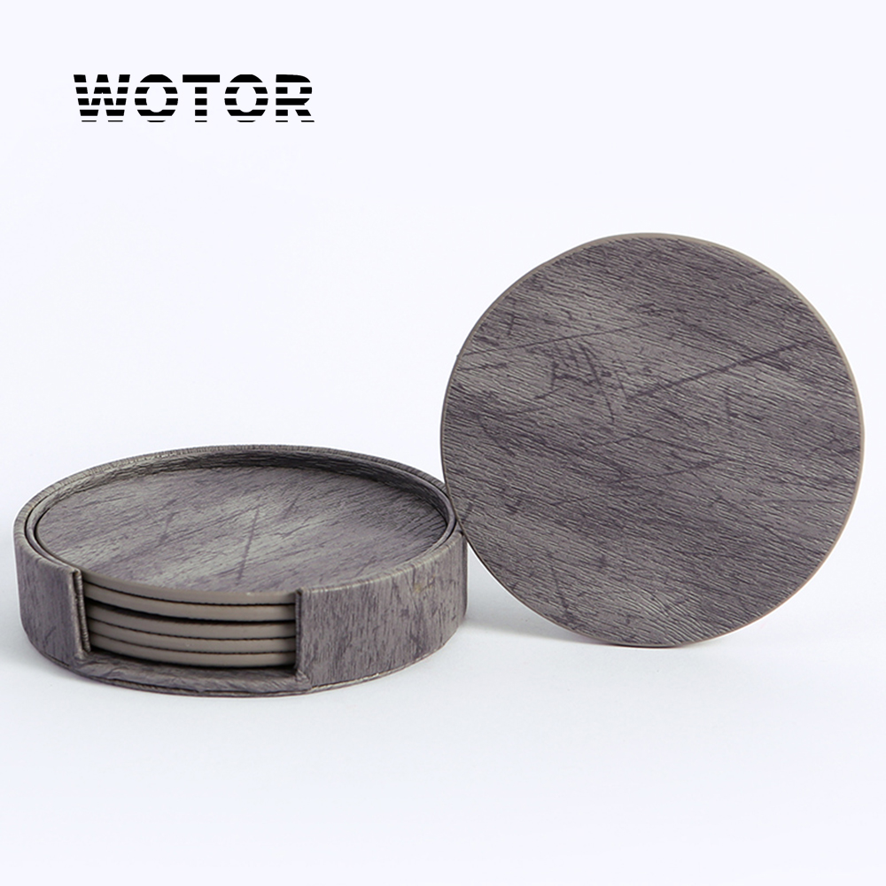 Coffee Tea Mix - WOTOR 6 adet/grup Daire Ahşap Tahıl