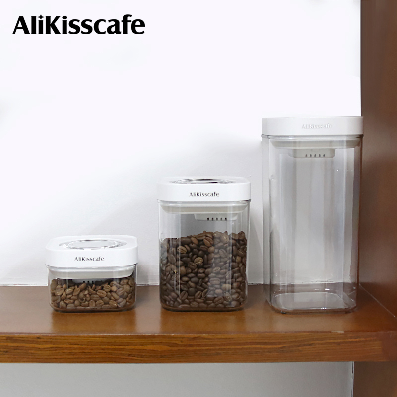 Coffee Tea Jars - AliKisscafe Kahve Çekirdeği Saklama Kabı Vakum