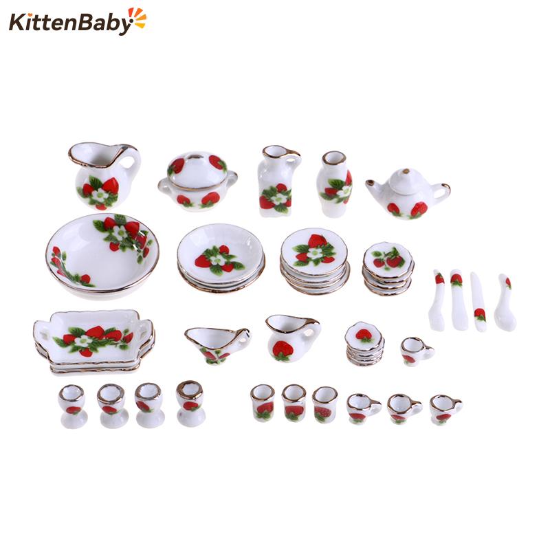 Coffee Tea Mix - 1 takım 1:12 minyatür bebek evi