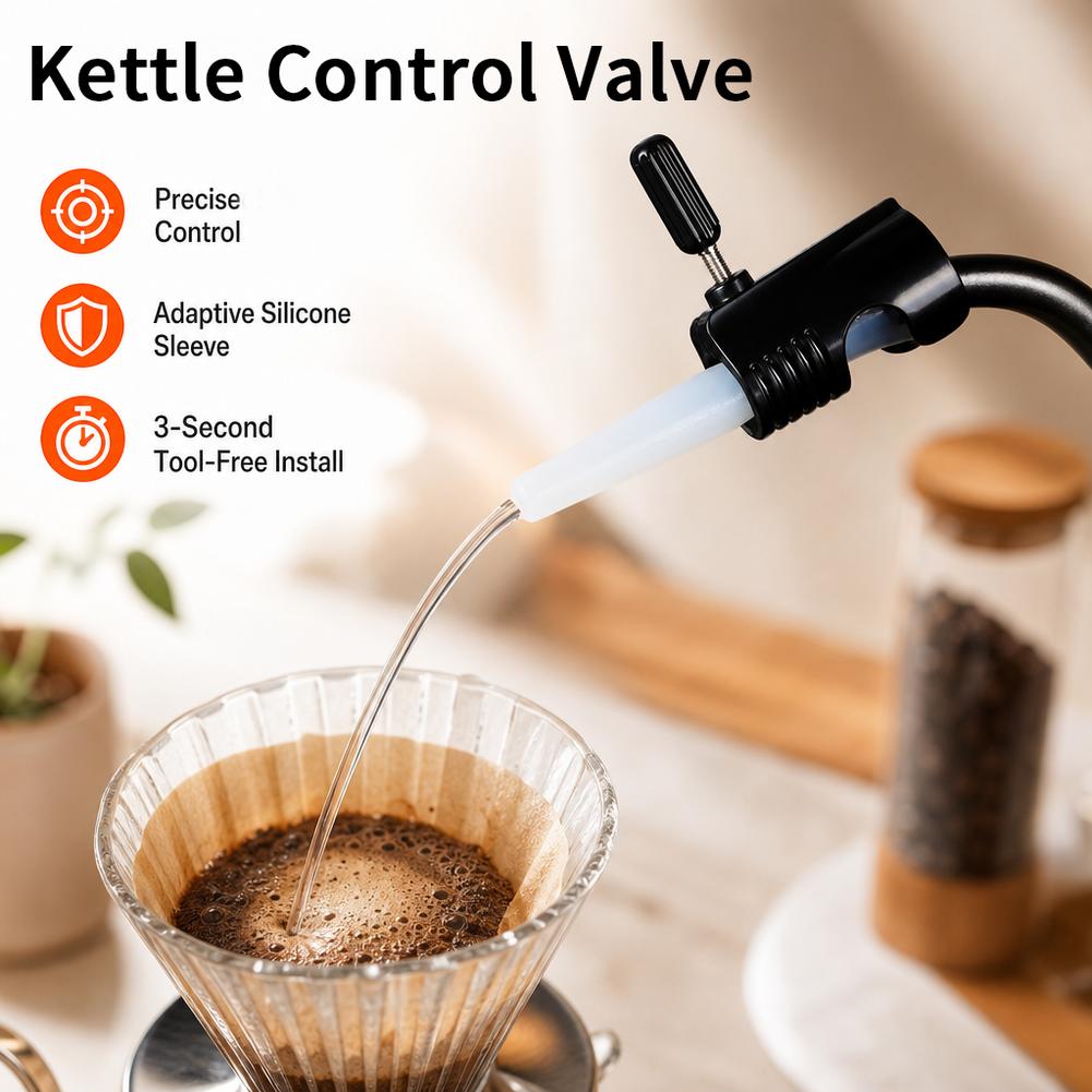 Pour Over Kettle - Silikon Kılıflı Kahve Çay Aleti Su