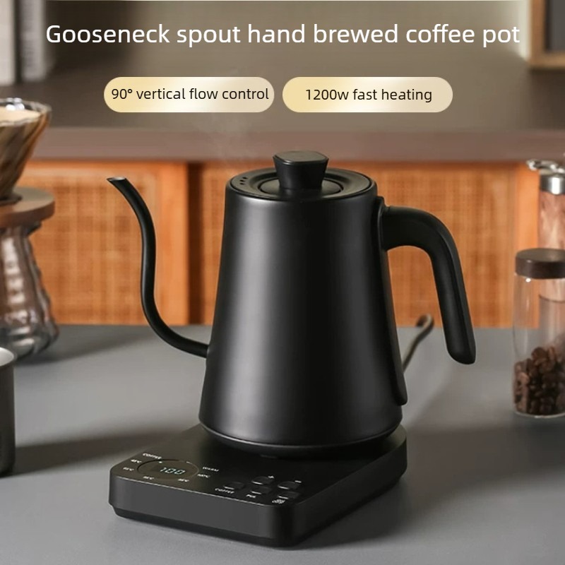 Pour Over Kettle - Elektrikli Kuğu Boyunlu Kahve Demliği, Sıcak