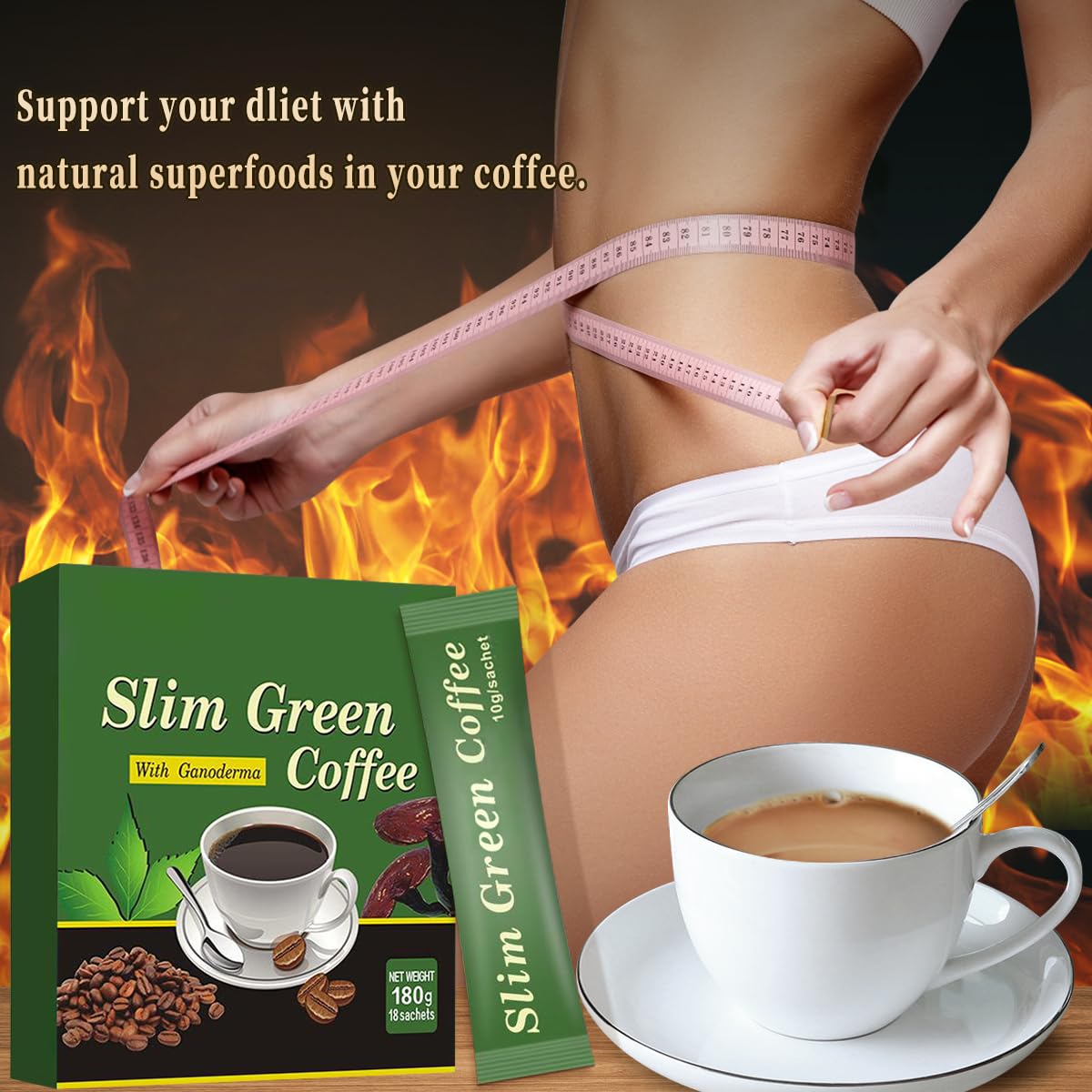 Coffee Tea Weight Loss - 18 adet/kutu Premium İnce Yeşil Kahve