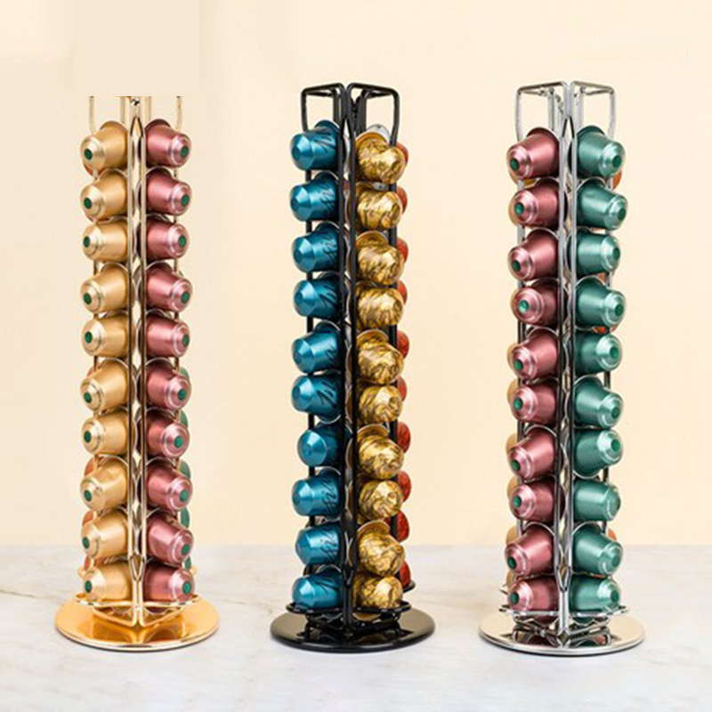 Coffee Capsule Holder - Dönebilen Kahve Kapsülü Tutucu 40 Kahve