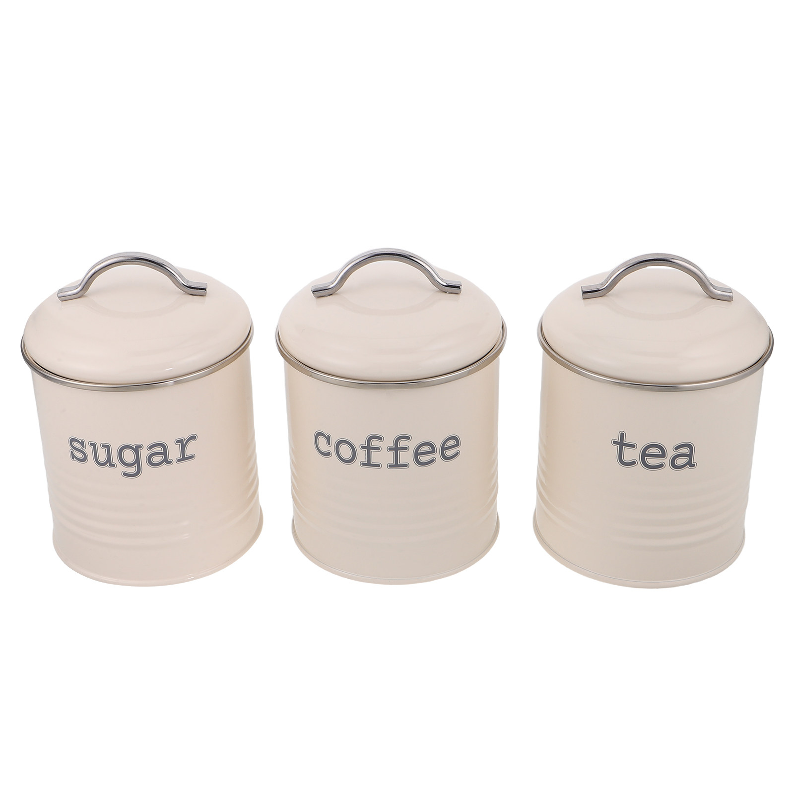 Coffee Tea Jars - 3 adet mühürlü kahve çekirdeği konteyner