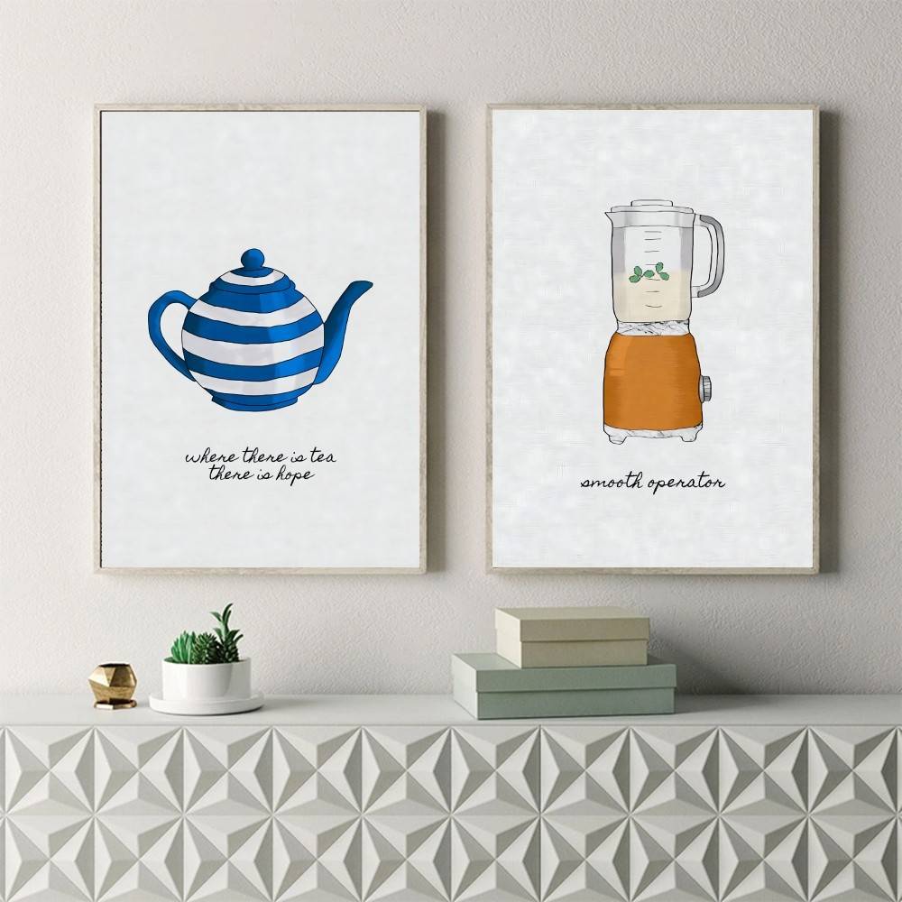 Kahve Çay Mutfak Eşyaları Post - Wallpaper Coffee And Tea incelemesi ve fiyatı