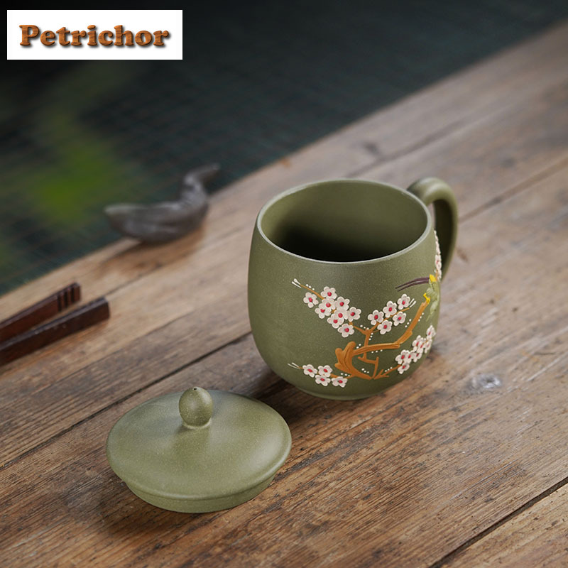 400 ml Yixing Mor Kil Çizimli  - Draw Coffee And Tea incelemesi ve fiyatı
