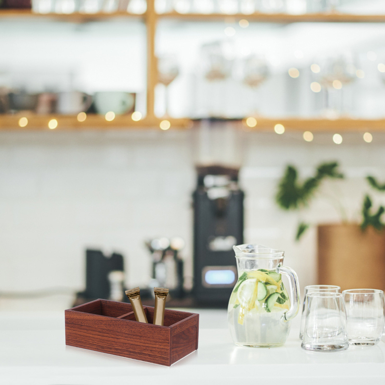 Masif Ahşap Çay Poşeti Düzenle - Tea Coffee Sugar Container incelemesi ve fiyatı