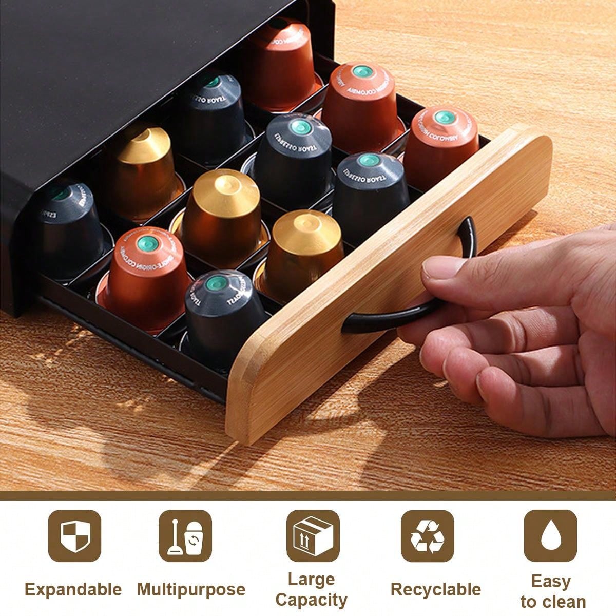 Kahve Pod Tutucu Çekmece, 40 K - Coffee Capsule Holder incelemesi ve fiyatı