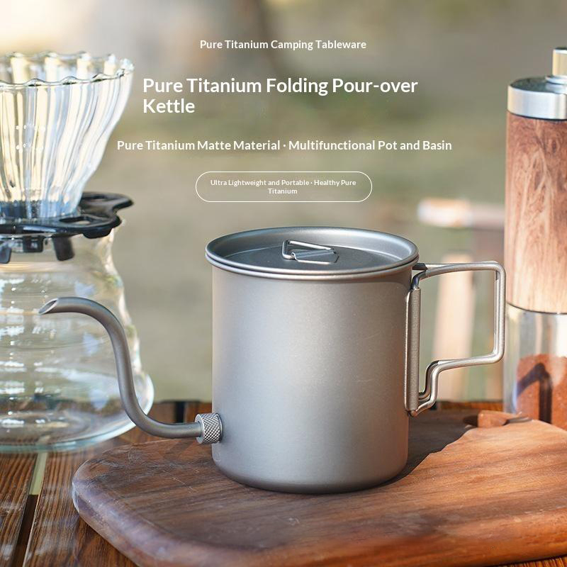 Saf Titanyum Gooseneck Pour Ov - Pour Over Kettle incelemesi ve fiyatı