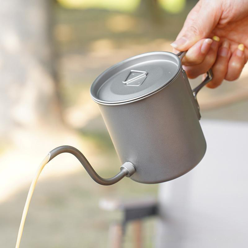 Saf Titanyum Gooseneck Pour Ov - Pour Over Kettle incelemesi ve fiyatı