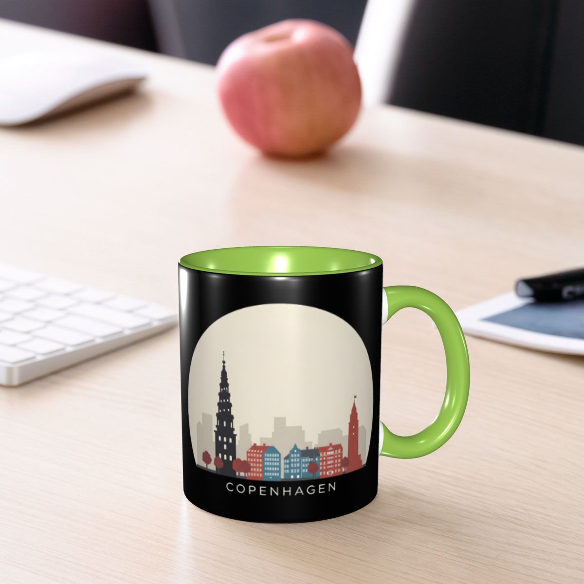 Kopenhag Seyahat İkonu Kupa Ko - Coffee Tea Icon incelemesi ve fiyatı