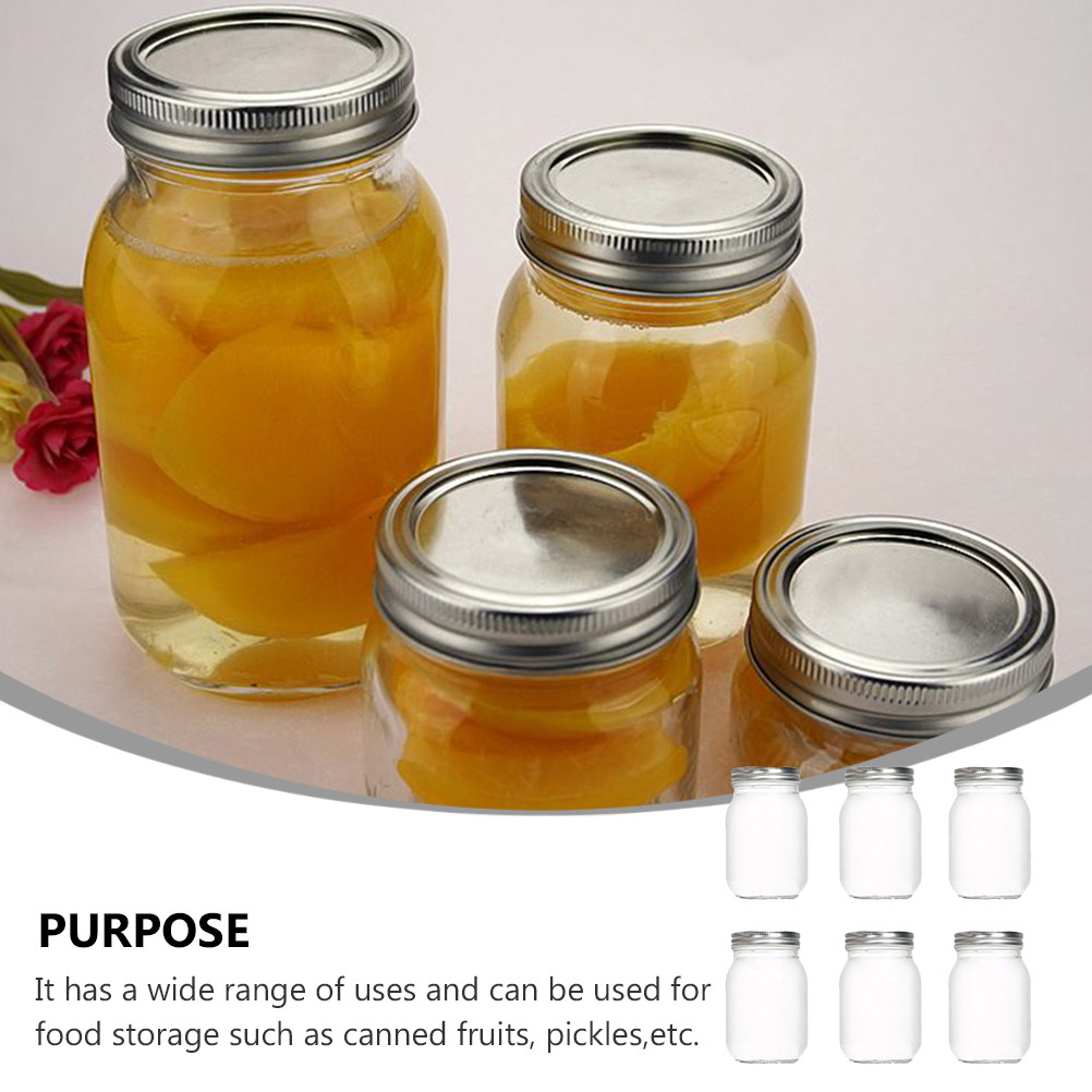 6 adet şeffaf yuvarlak cam kav - Coffee Tea Jars incelemesi ve fiyatı