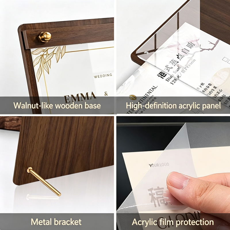 Özel A4/A5 Akrilik Ahşap Desen - Coffee Tea Mix incelemesi ve fiyatı