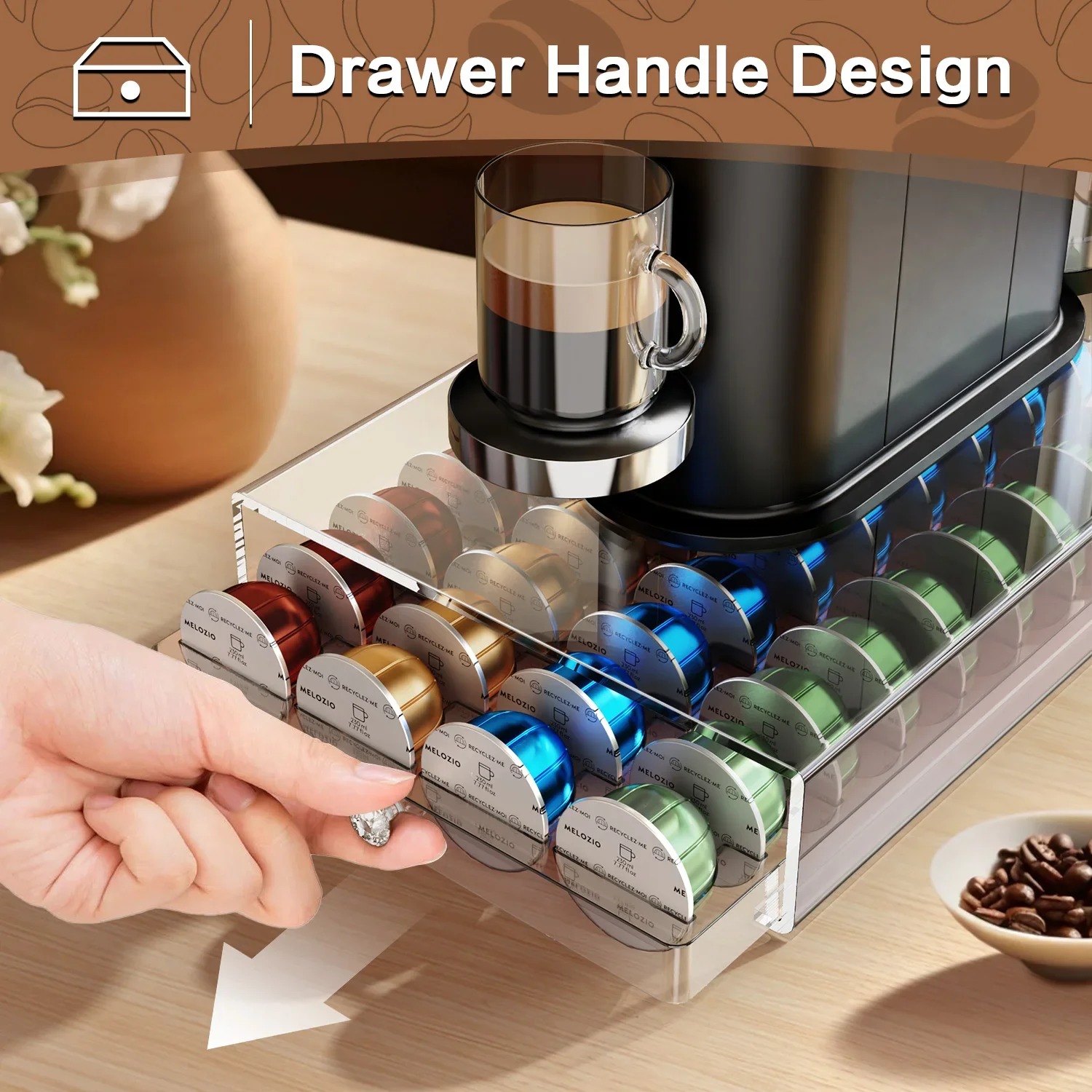40 adet kahve kapsülü bölme tu - Coffee Capsule Holder incelemesi ve fiyatı