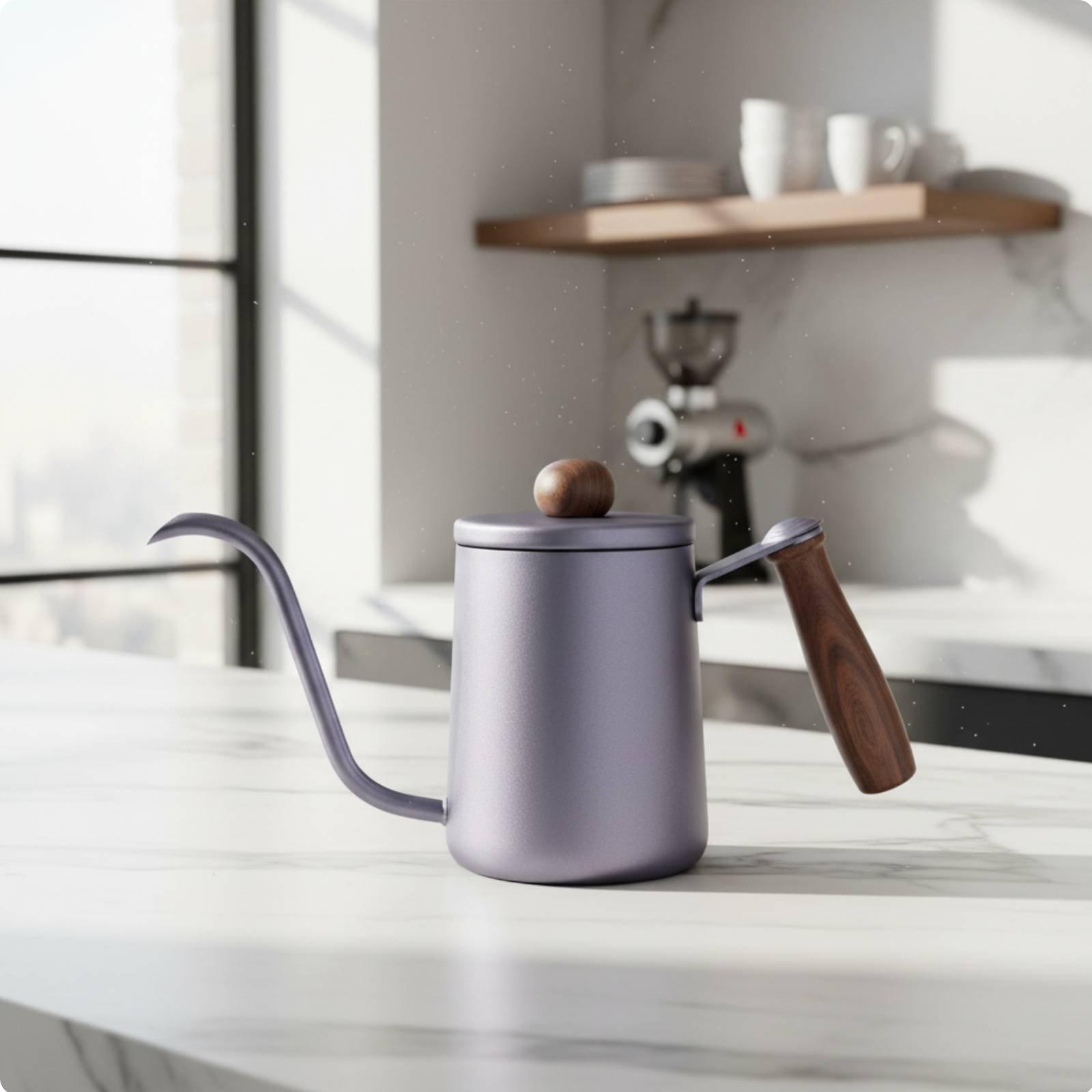 Japon Tarzı Kahve Demliği Ahşa - Pour Over Kettle incelemesi ve fiyatı