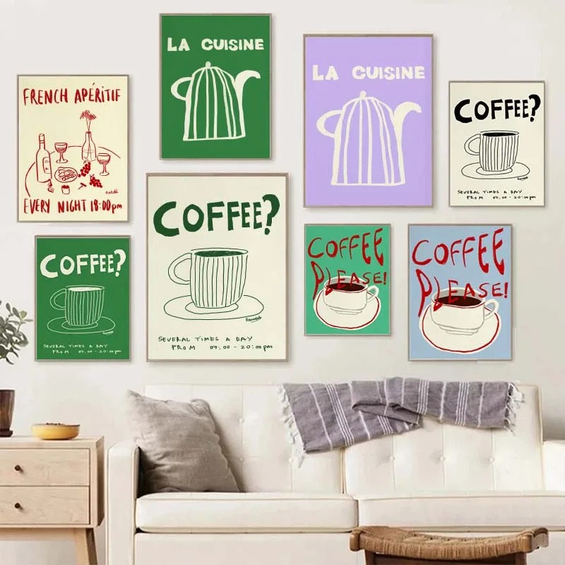 1 adet çerçevesiz dekoratif sa - Draw Coffee And Tea incelemesi ve fiyatı