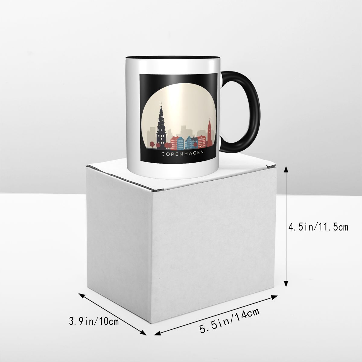 Kopenhag Seyahat Simgesi Kupa  - Coffee Tea Icon incelemesi ve fiyatı