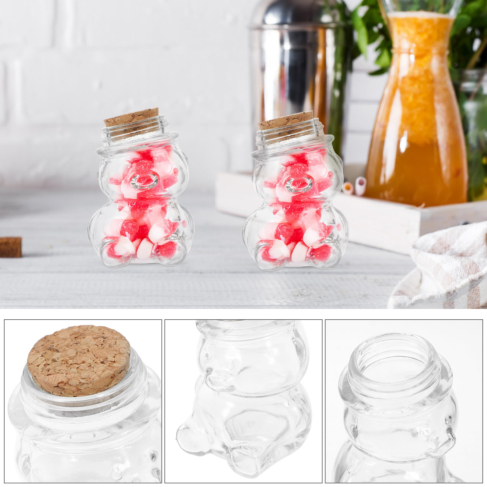 4 adet cam şeker kavanozu seti - Coffee Tea Jars incelemesi ve fiyatı
