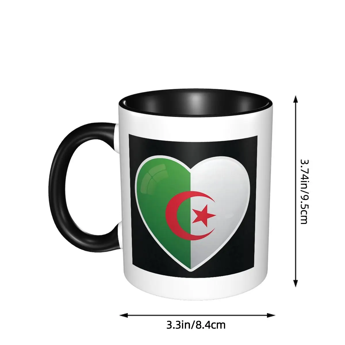 Cezayir Cezayir Bayrağı Aşk Si - Coffee Tea Icon incelemesi ve fiyatı