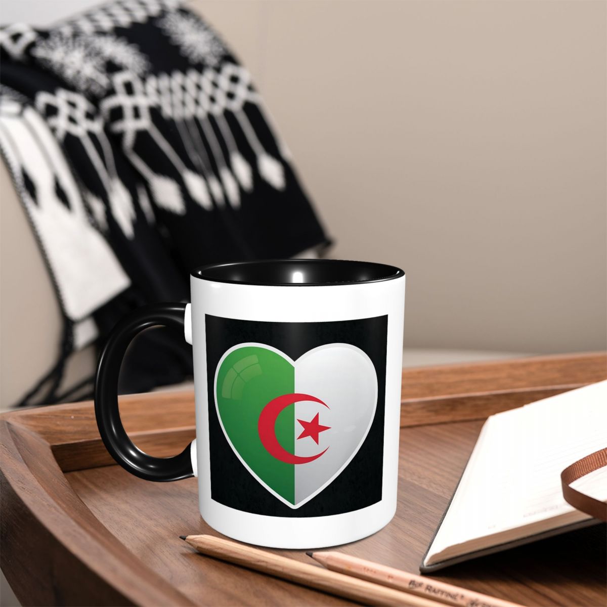 Cezayir Cezayir Bayrağı Aşk Si - Coffee Tea Icon incelemesi ve fiyatı