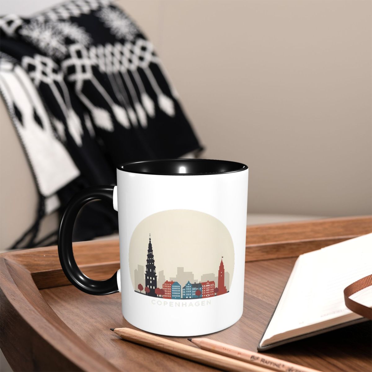 Kopenhag Seyahat Simgesi Kupa  - Coffee Tea Icon incelemesi ve fiyatı