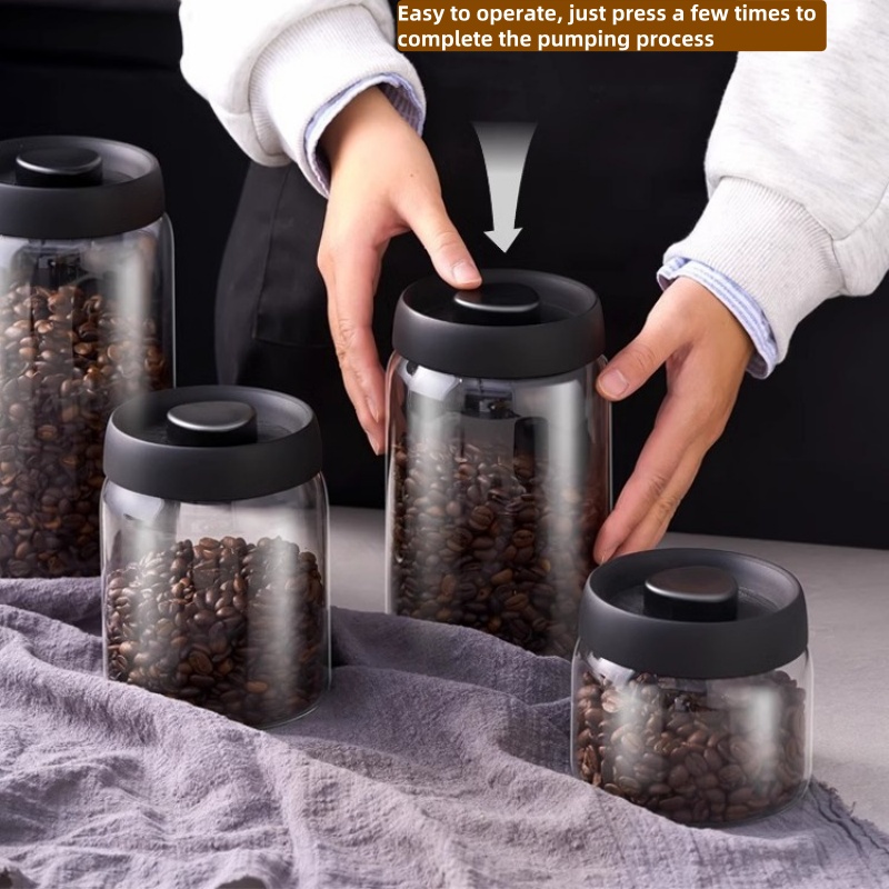 Çok Kapasiteli Siyah Kapaklı C - Coffee Tea Jars incelemesi ve fiyatı