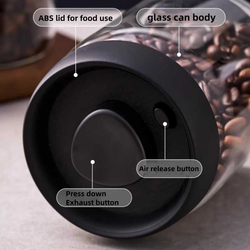 Çok Kapasiteli Siyah Kapaklı C - Coffee Tea Jars incelemesi ve fiyatı