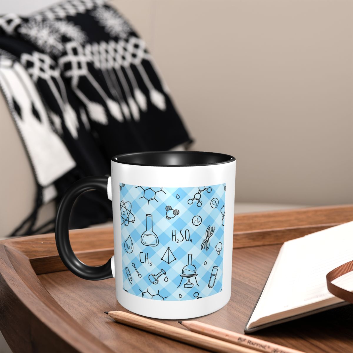 Bilim Simgeleri Ekose Desenli  - Coffee Tea Icon incelemesi ve fiyatı